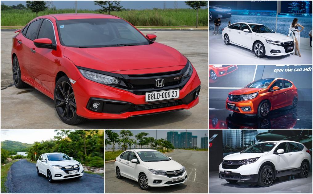 Hình ảnh tổng quan về thị trường ô tô Honda tại Việt Nam.