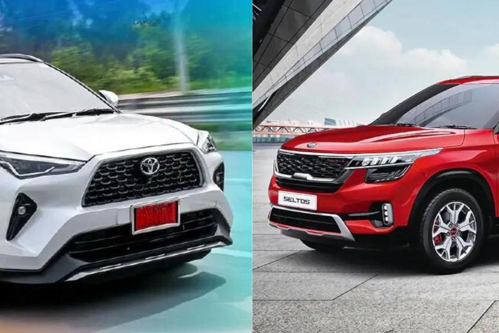 Hình ảnh bìa của bài viết so sánh hai mẫu SUV Honda HR-V và Kia Seltos.