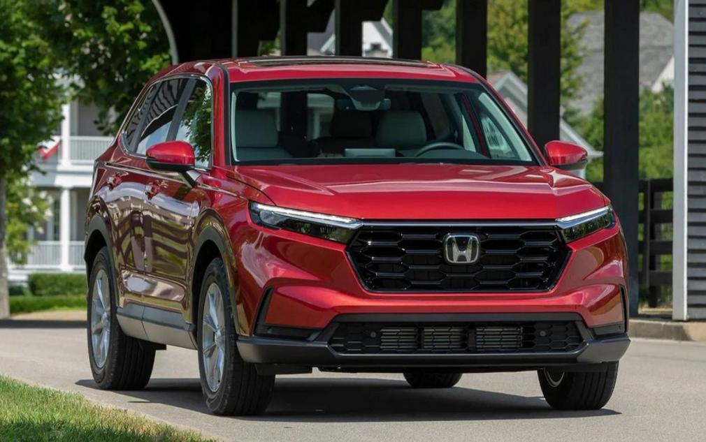 Hình ảnh Honda CR-V nổi bật cùng thông điệp về sự lựa chọn hàng đầu cho SUV 7 chỗ.