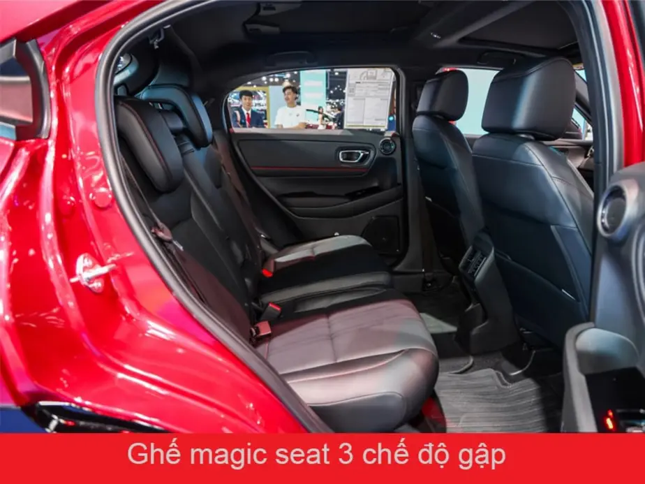 Ghế Magic Seat của HR-V cho phép linh hoạt tối ưu hóa không gian nội thất.